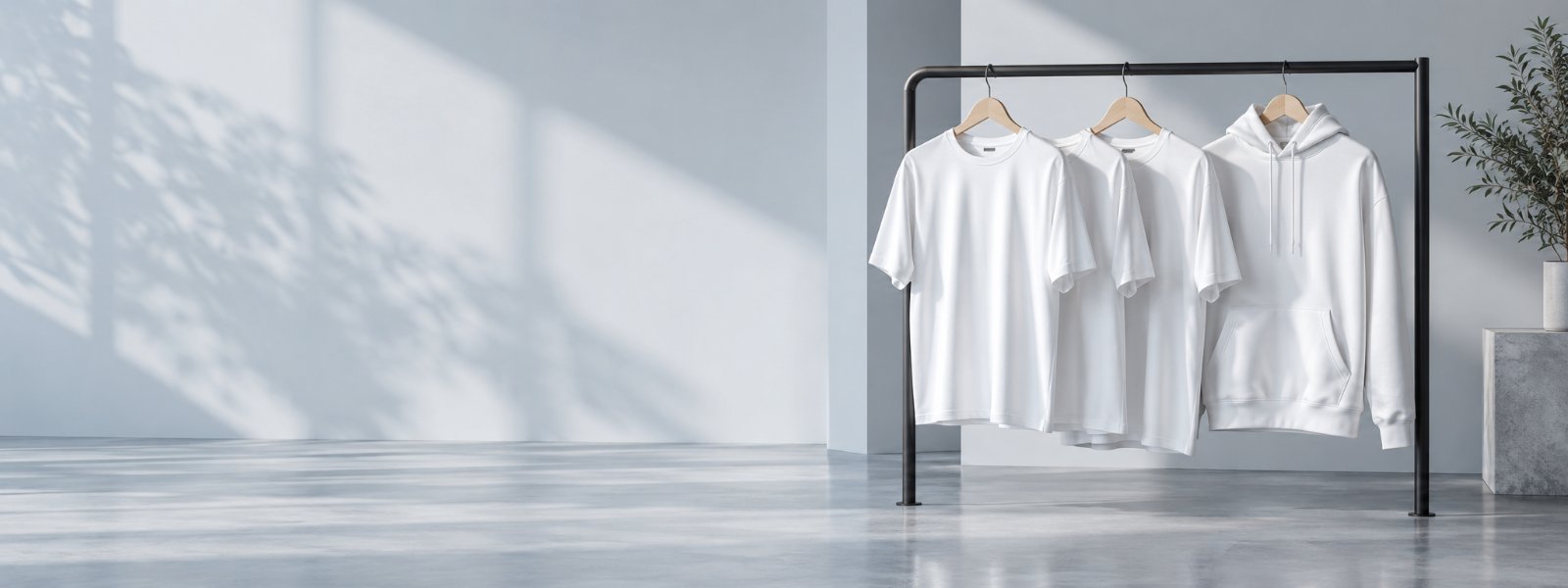 可用于来图定制的白色服装基础款